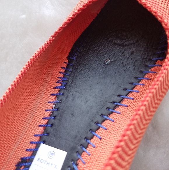 Rothys Retired Persimmon Points, Sz 9 - Picture 3 of 7